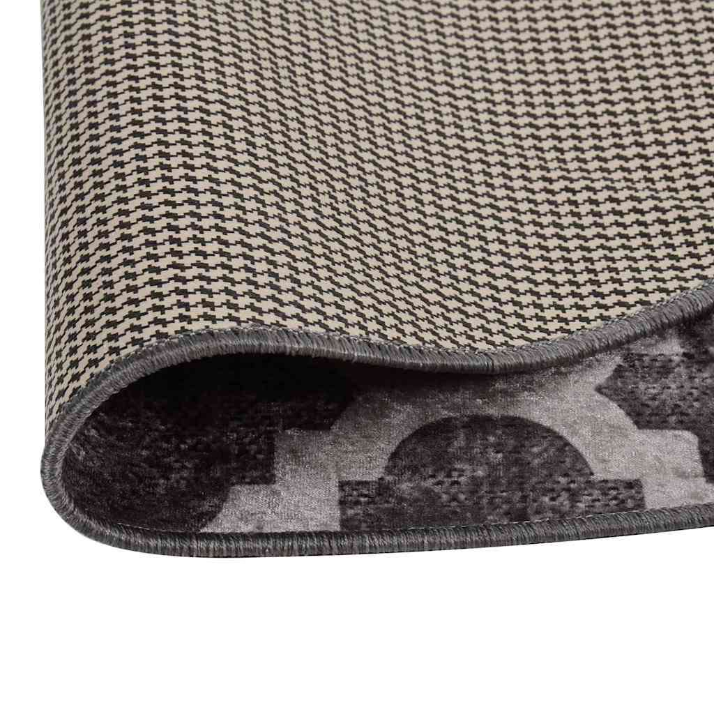 337981 vidaXL Rug Washable φ120 cm Multicolour