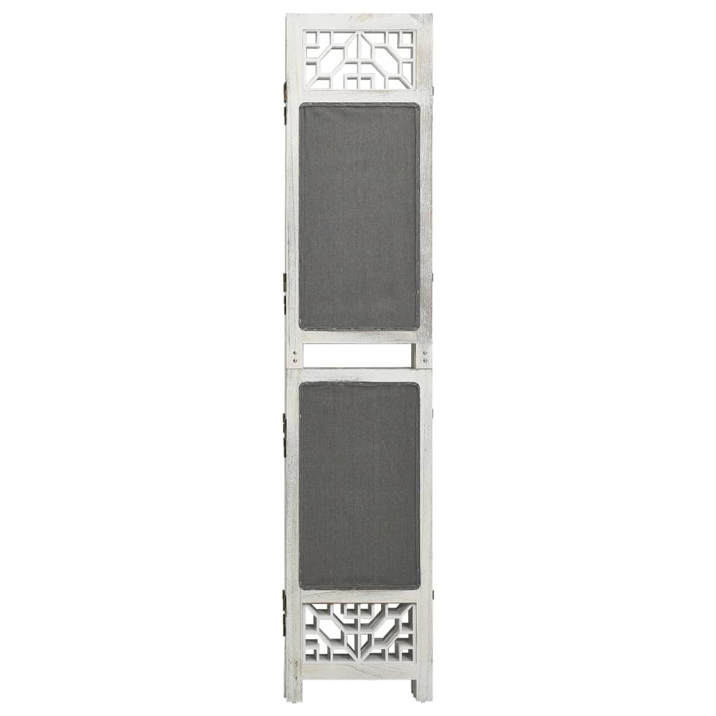 vidaXL 6-Panel Room Divider Grey 210x165 cm Fabric