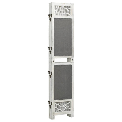 vidaXL 6-Panel Room Divider Grey 210x165 cm Fabric
