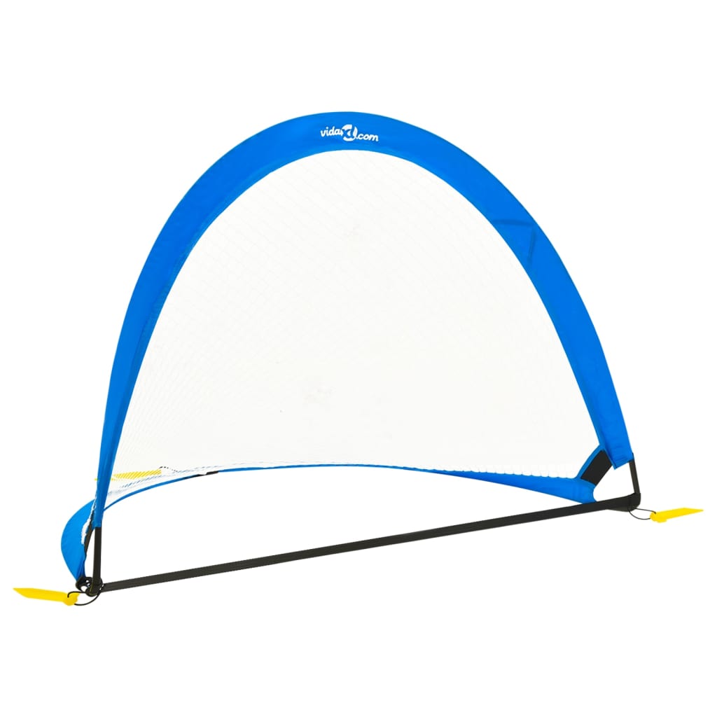 vidaXL Children Football Goals 2 pcs Set with Storage Bag 119x82x84.5 cm