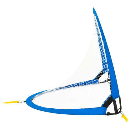 93365 vidaXL Children Football Goals 2 pcs with Storage Bag 119x82x84,5 cm