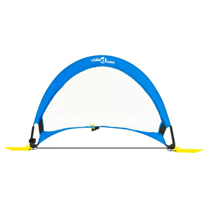 93366 vidaXL Children Football Goals 2 pcs with Storage Bag 75,5x46x48 cm