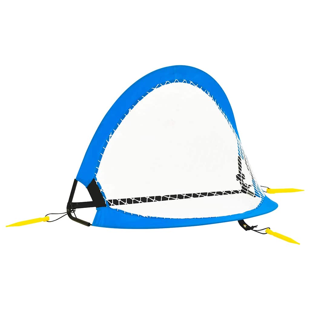 93366 vidaXL Children Football Goals 2 pcs with Storage Bag 75,5x46x48 cm