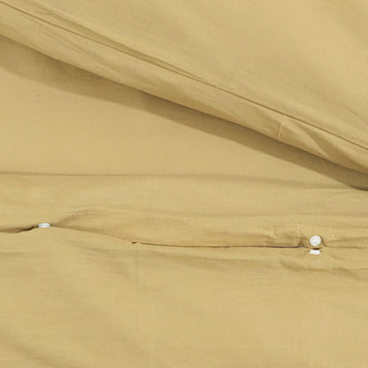 vidaXL Duvet Cover Set Taupe 135x200 cm Light-weight Microfiber