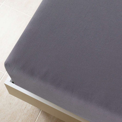 vidaXL Jersey Fitted Sheets 2 pcs Anthracite 180x200 cm Cotton
