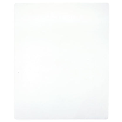 vidaXL Jersey Fitted Sheets 2 pcs White 140x200 cm Cotton