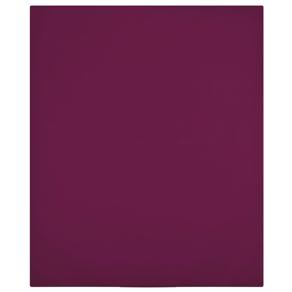 vidaXL Jersey Fitted Sheets 2 pcs Bordeaux 180x200 cm Cotton