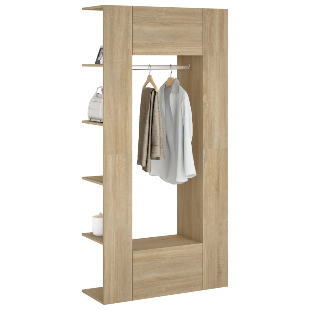 vidaXL Hallway Cabinets 2 pcs Sonoma Oak Engineered Wood