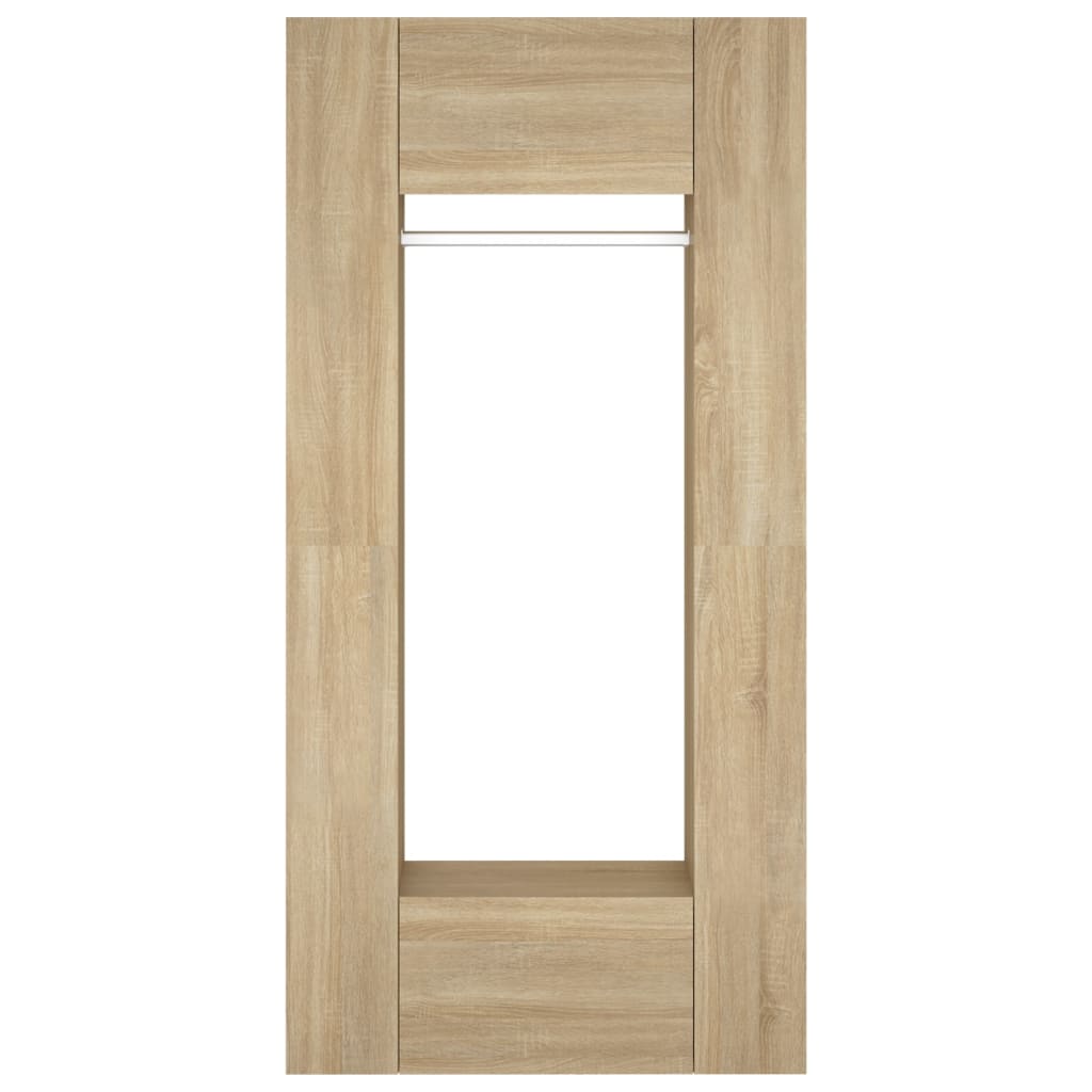 vidaXL Hallway Cabinets 2 pcs Sonoma Oak Engineered Wood
