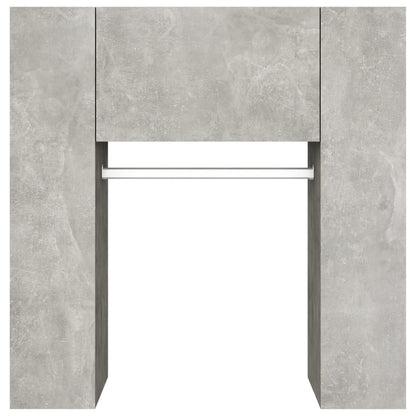 vidaXL Hallway Cabinets 2 pcs Concrete Grey Engineered Wood