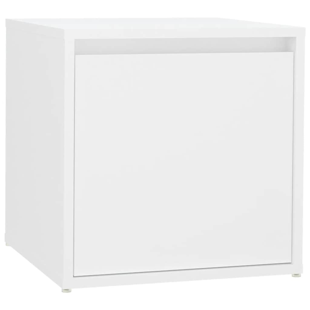 vidaXL Hallway Furniture Set White Engineered Wood