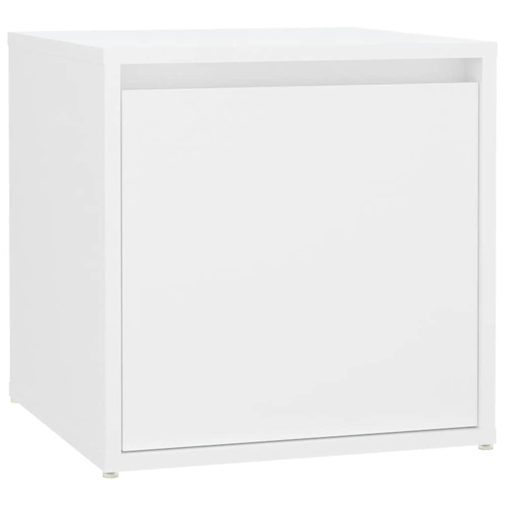 vidaXL Hallway Furniture Set White Engineered Wood