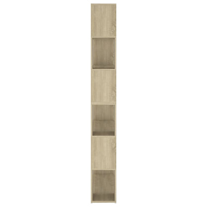 vidaXL Book Cabinet Room Divider Sonoma Oak 100x24x188 cm