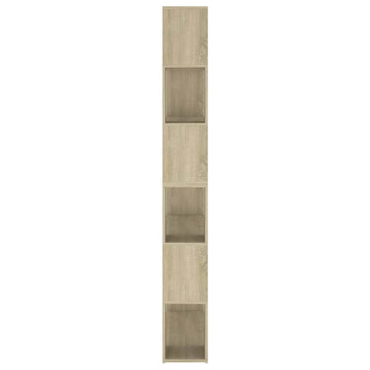 vidaXL Book Cabinet Room Divider Sonoma Oak 100x24x188 cm