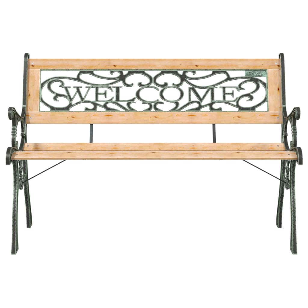 vidaXL Garden Bench 122 cm Solid Firwood