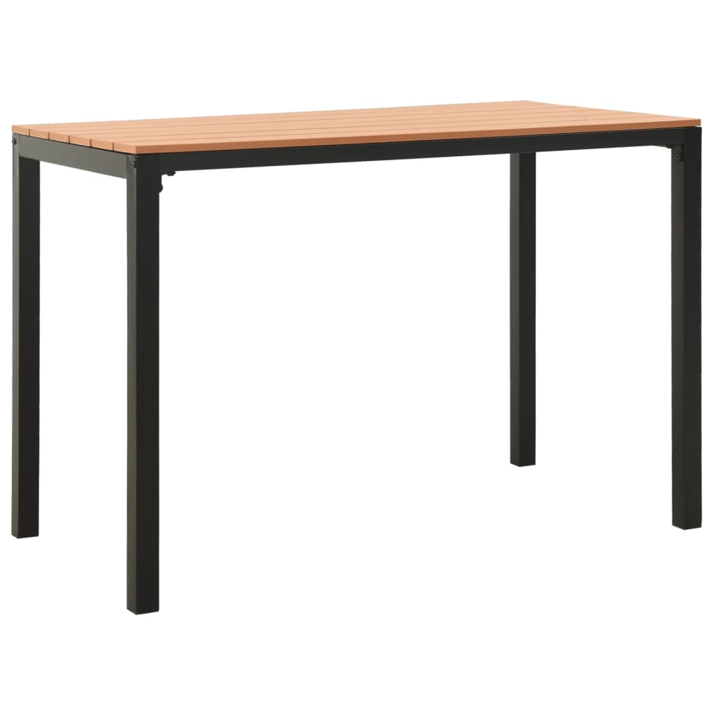vidaXL Garden Dining Set | Brown and Black