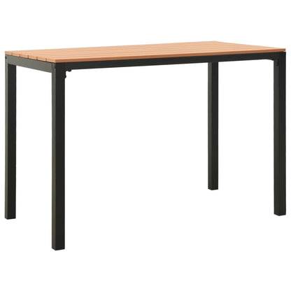 vidaXL Garden Dining Set | Brown and Black