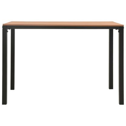 vidaXL Garden Dining Set | Brown and Black