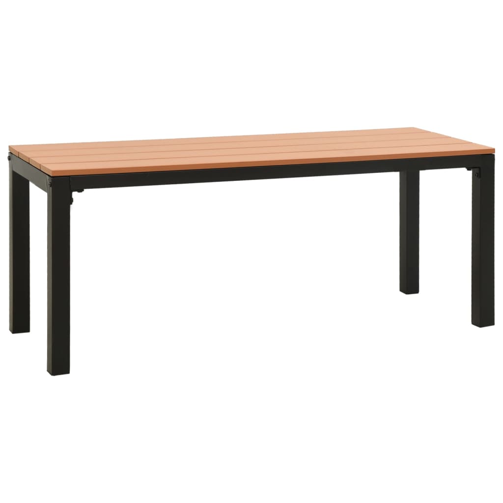 vidaXL Garden Dining Set | Brown and Black