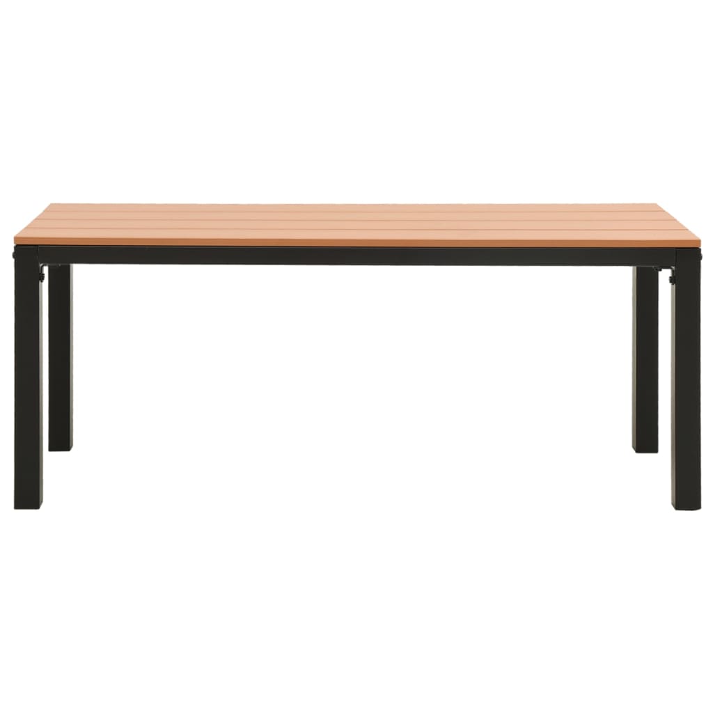 vidaXL Garden Dining Set | Brown and Black