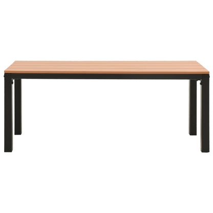vidaXL Garden Dining Set | Brown and Black
