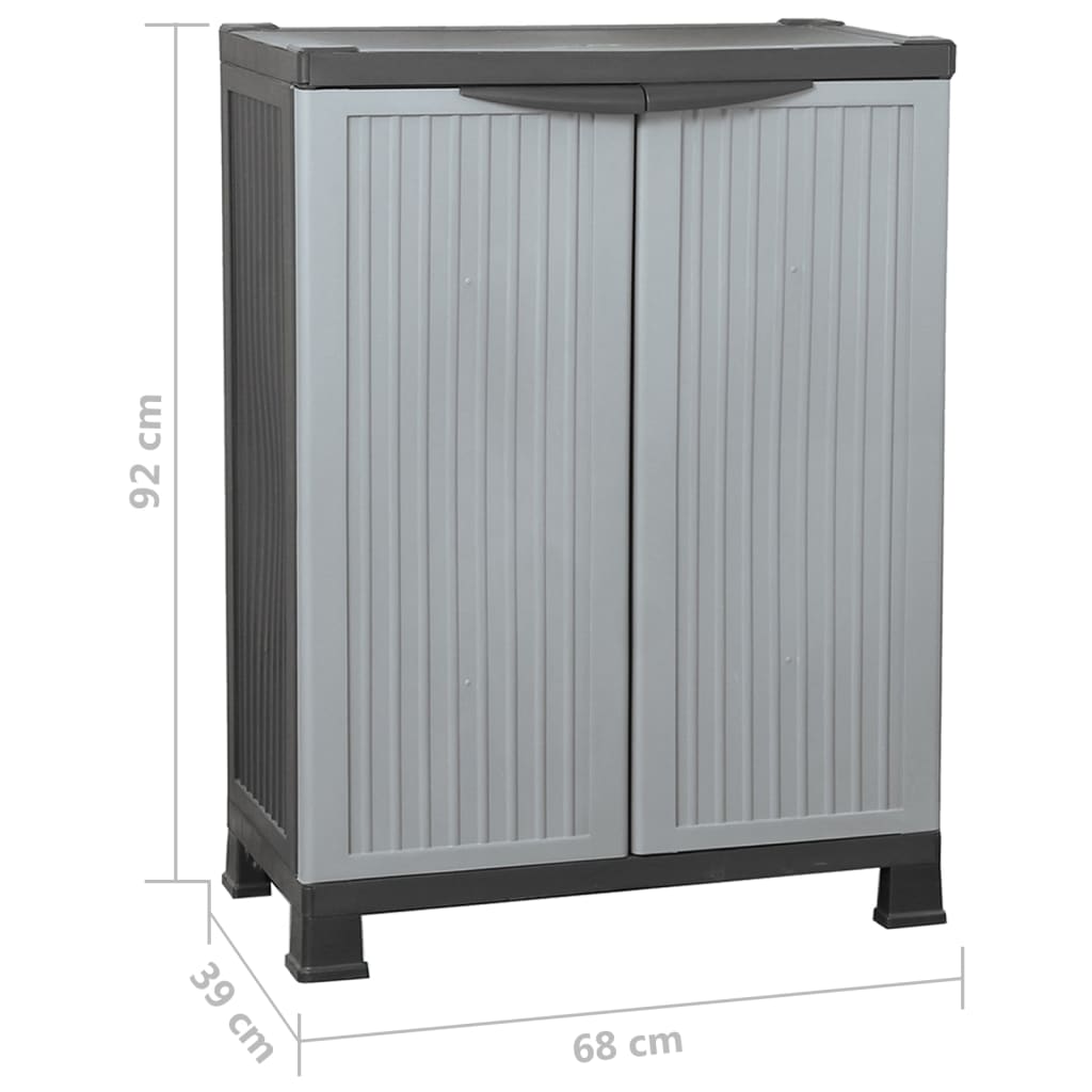 vidaXL Plastic Cabinet 68x39x92 cm