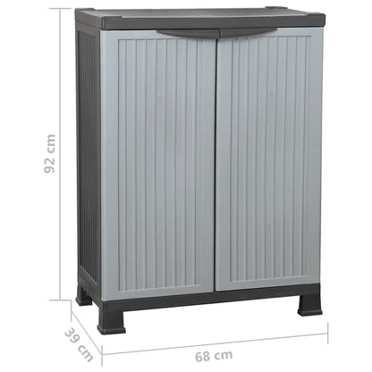 vidaXL Plastic Cabinet 68x39x92 cm