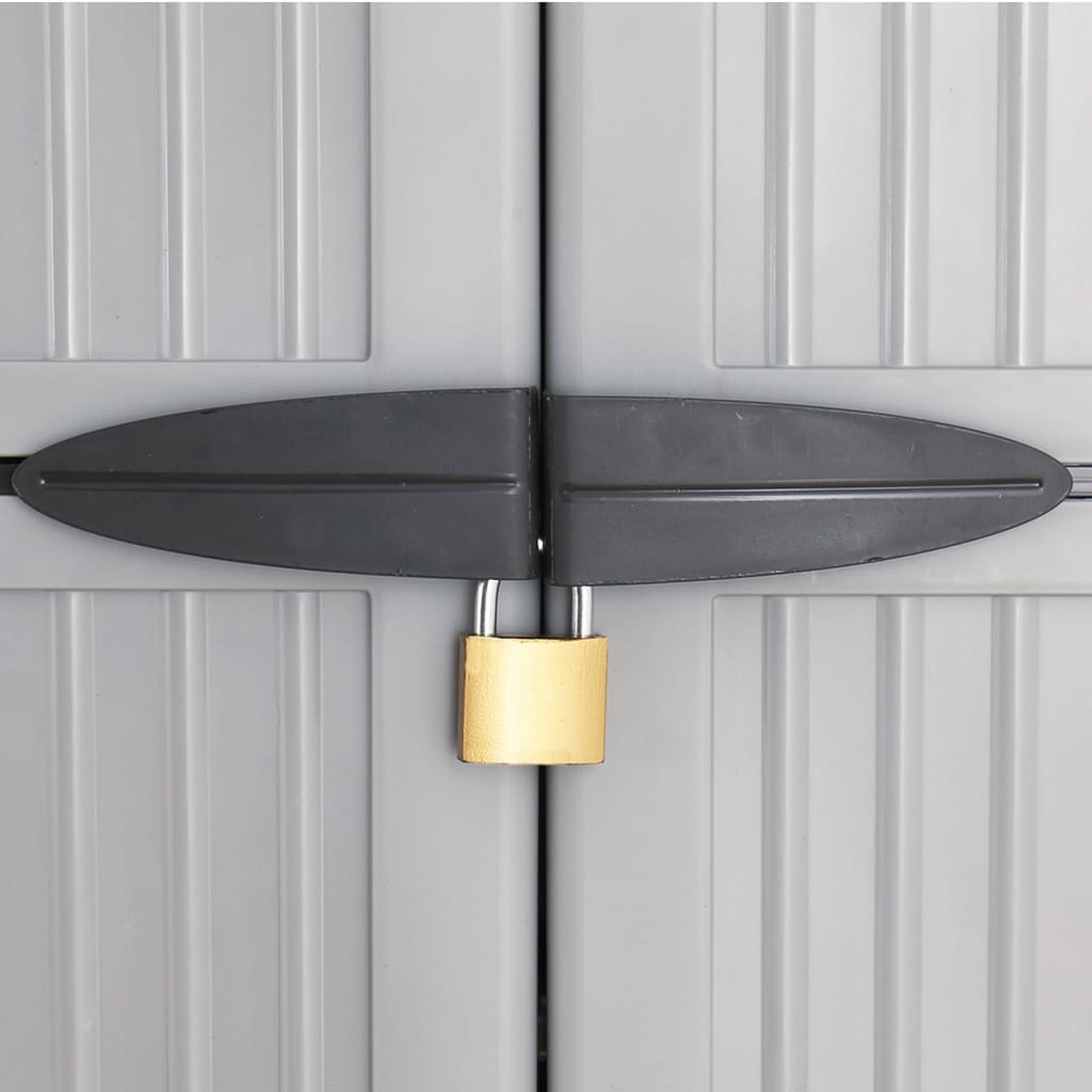 vidaXL Plastic Cabinet 68x39x171.5 cm