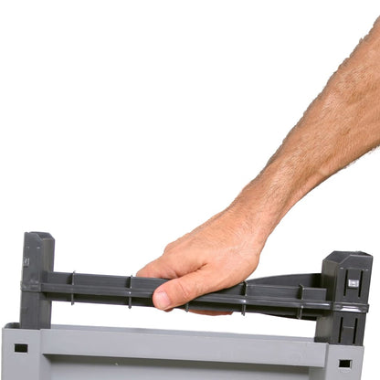 vidaXL Plastic Cabinet 68x39x171.5 cm