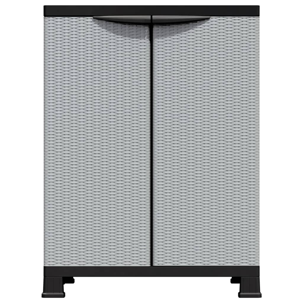 vidaXL Plastic Cabinet 68x39x92 cm Rattan Design
