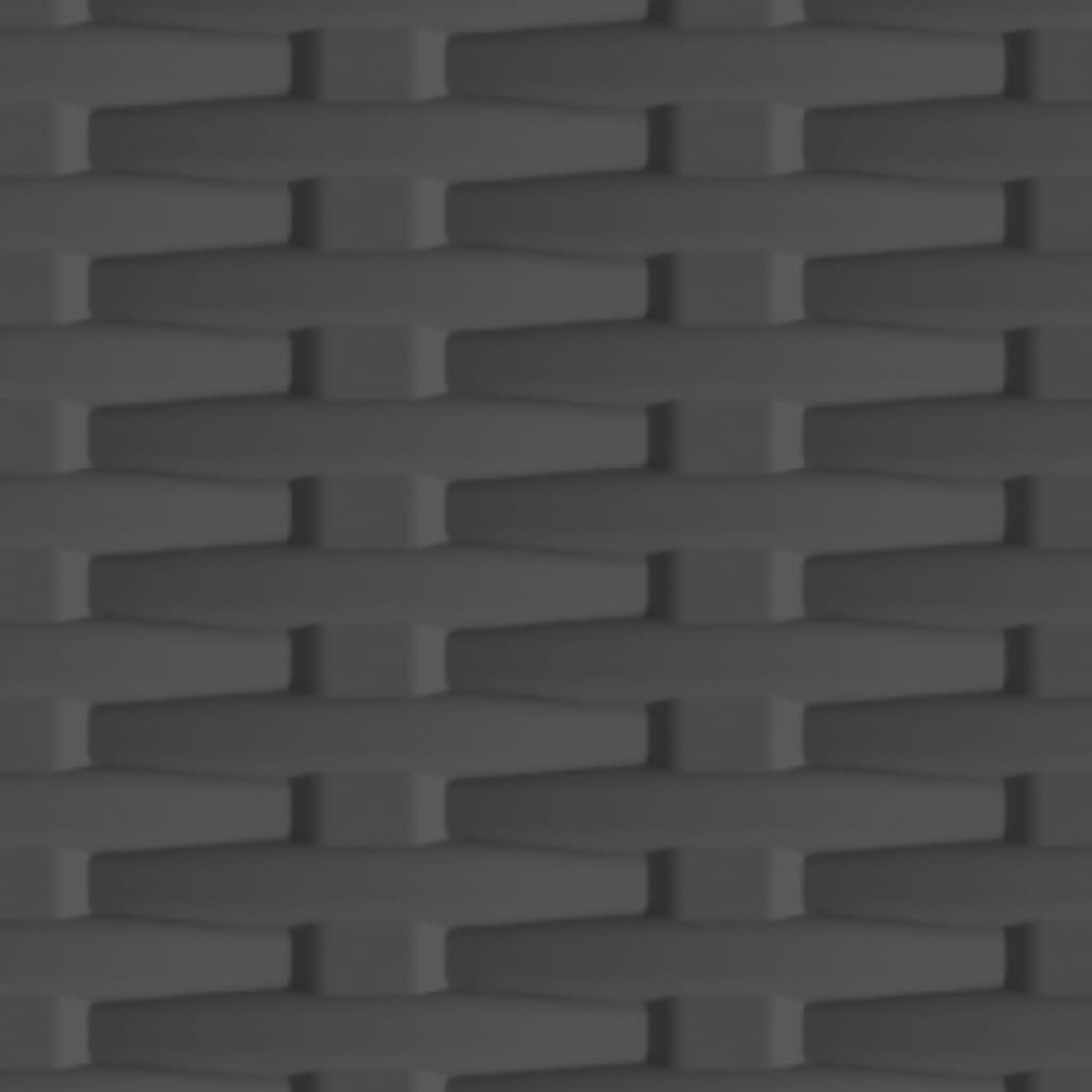 vidaXL Plastic Cabinet 68x39x92 cm Rattan Design