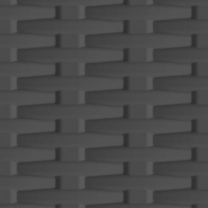 vidaXL Plastic Cabinet 68x39x92 cm Rattan Design