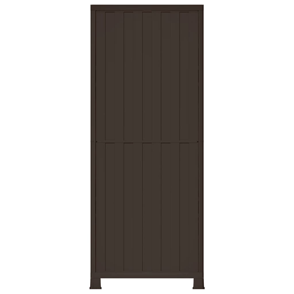 vidaXL Plastic Cabinet 68x39x171.5 cm Rattan Design