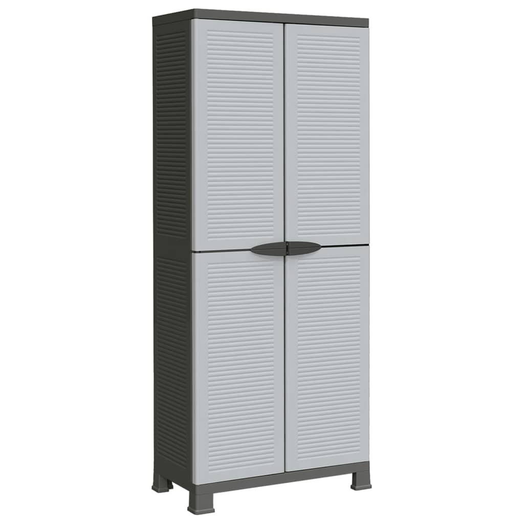vidaXL Plastic Cabinet 68x39x171.5 cm