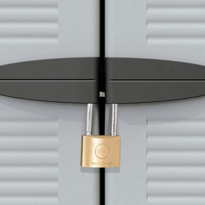 vidaXL Plastic Cabinet 68x39x171.5 cm