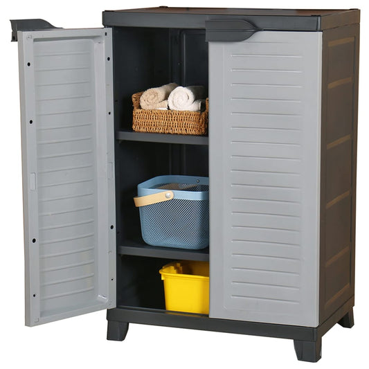vidaXL Plastic Cabinet 65x45x97 cm