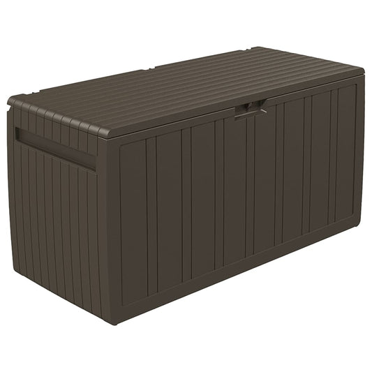vidaXL Cushion Box | Brown | Polypropylene | Medium | Cushion Box | Rectangular