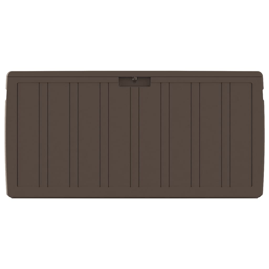vidaXL Cushion Box Brown 117x45.5x57.5 cm 270 L