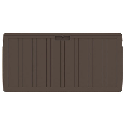 vidaXL Cushion Box Brown 117x45.5x57.5 cm 270 L