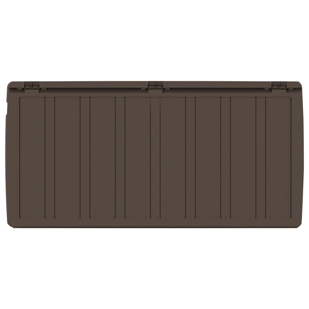 vidaXL Cushion Box Brown 117x45.5x57.5 cm 270 L