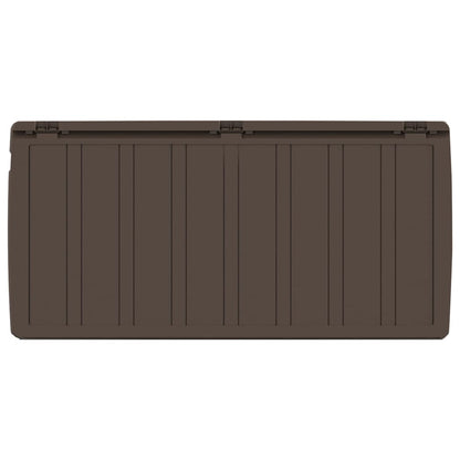 vidaXL Cushion Box Brown 117x45.5x57.5 cm 270 L
