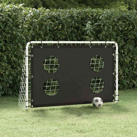93376 vidaXL Soccer Goal Training Net Steel 184x61x122 cm