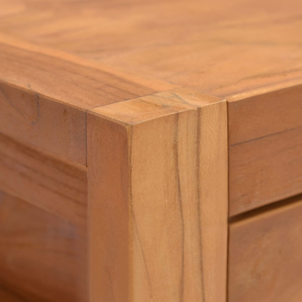 vidaXL TV Cabinet 120x40x45 cm Solid Wood Teak