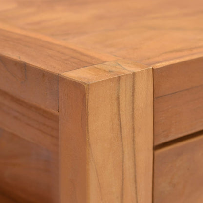 vidaXL TV Cabinet 120x40x45 cm Solid Wood Teak