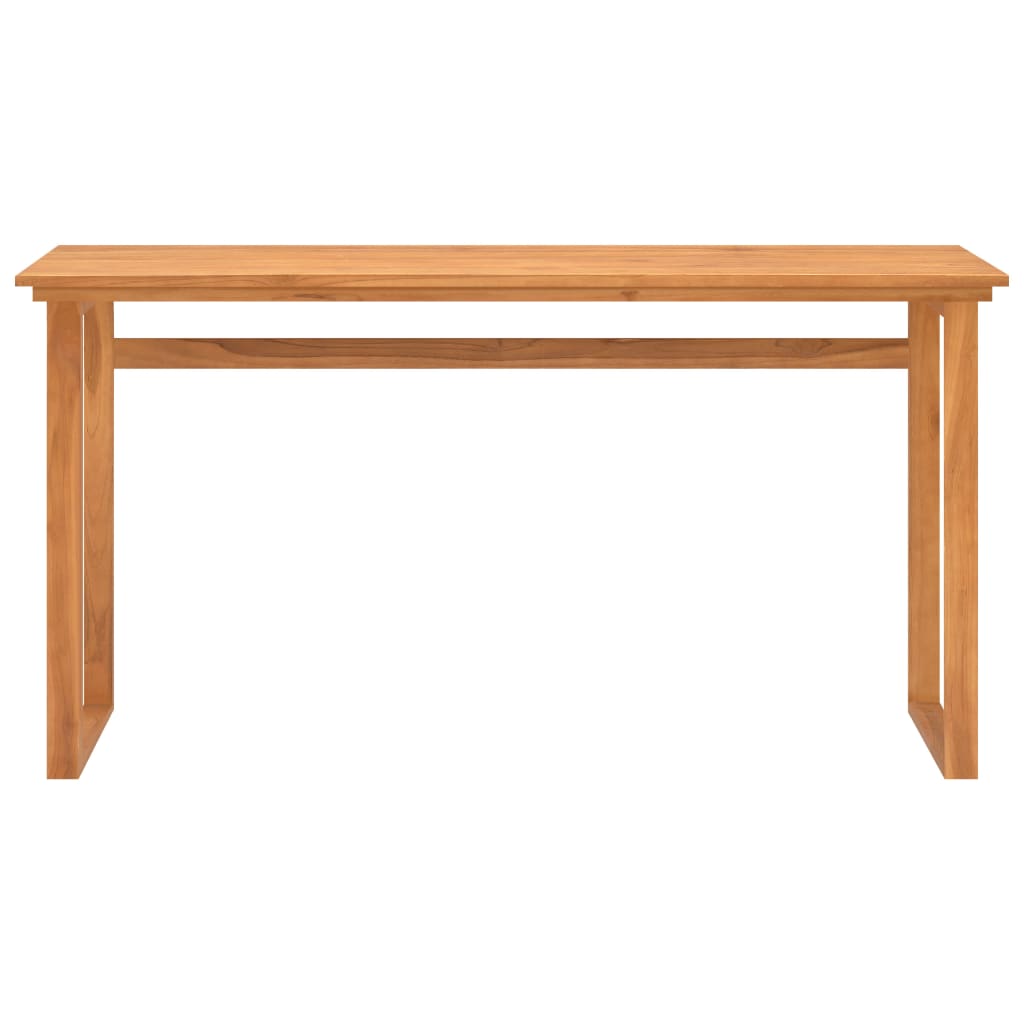 vidaXL Desk 120x45x75 cm Solid Wood Teak