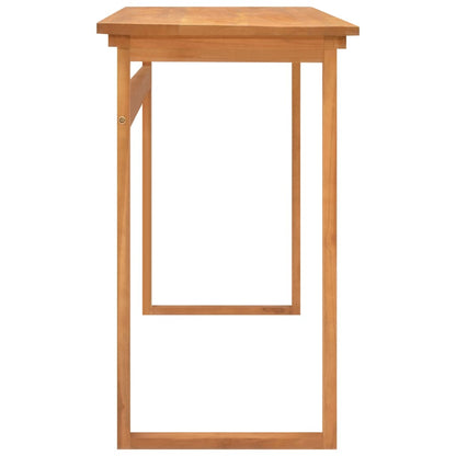 vidaXL Desk 120x45x75 cm Solid Wood Teak