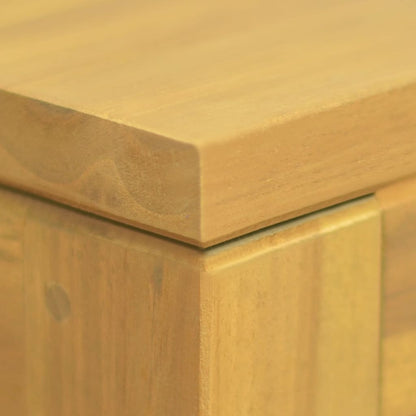 vidaXL Bathroom Cabinet 60x40x75 cm Solid Wood Teak