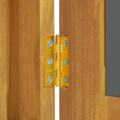 vidaXL Mirror Cabinet 60x10x40 cm Solid Wood Teak