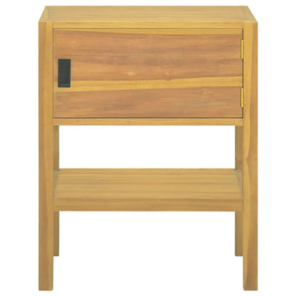 vidaXL Bathroom Cabinet 60x40x75 cm Solid Wood Teak