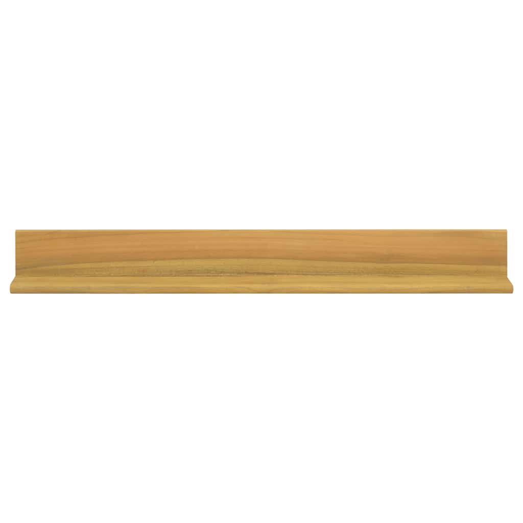 vidaXL Wall Shelves 2 pcs 90x10x10 cm Solid Wood Teak